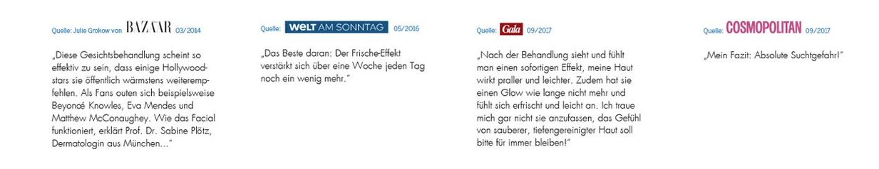 Pressestimmen-Hydrafacial